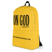 Load image into Gallery viewer, Yellow On God...Periodt Backpack