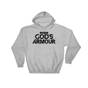 (Unisex) Protected By God's Armour - Hooded Sweatshirt