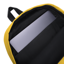 Load image into Gallery viewer, Yellow and White On God...Periodt Backpack
