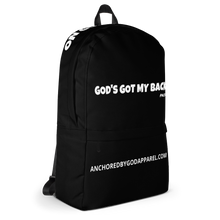 Load image into Gallery viewer, Black God&#39;s Got My Back Backpack