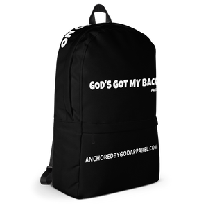 Black God's Got My Back Backpack