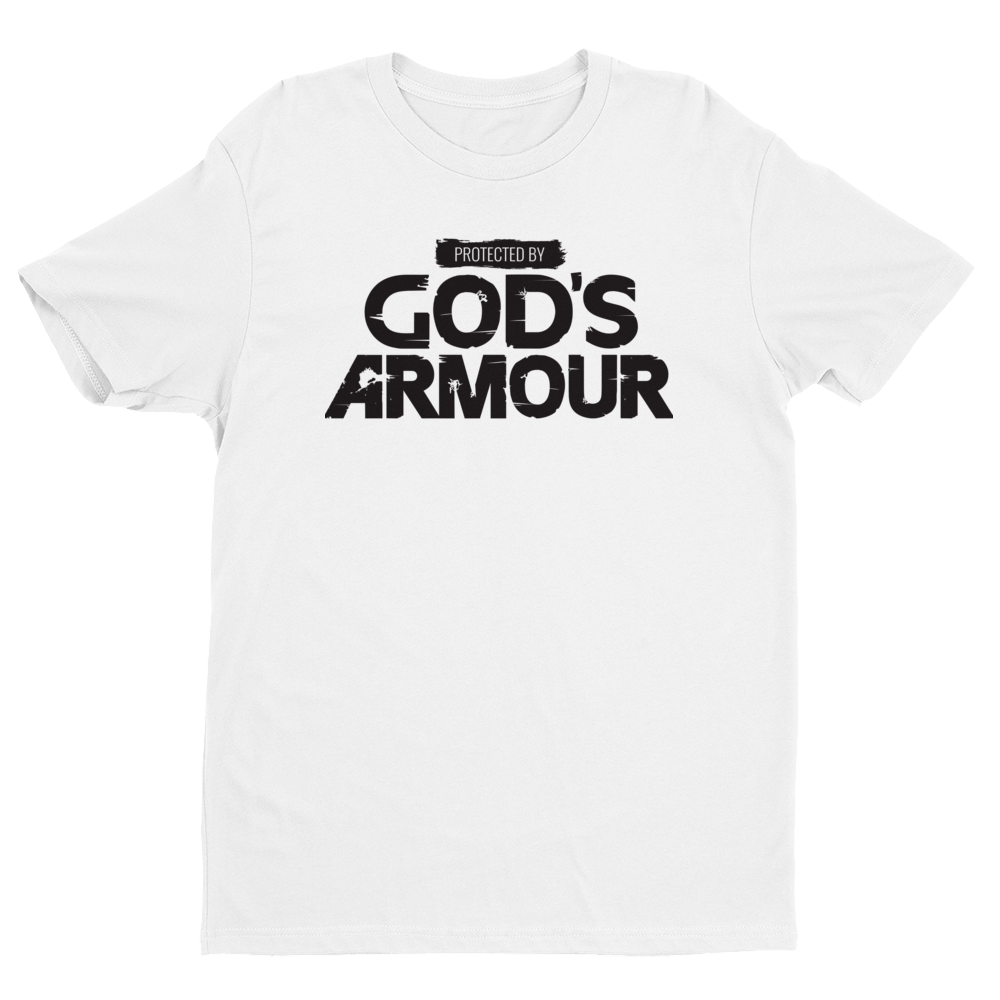Protected By God's Armour Premium Fitted Short Sleeve T-Shirt